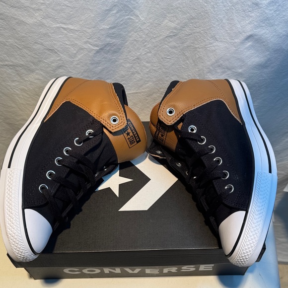 🆕 Converse All Star Black and Brown Sneakers - Picture 4 of 9